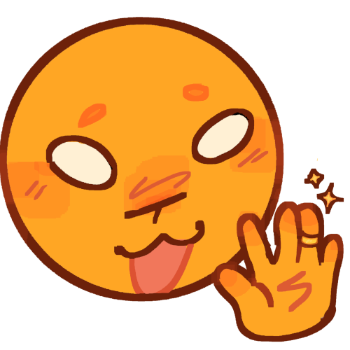 An emoji yellow face with happy or excited expression holding up their hand, which has a gold ring on the fourth finger and sparkles around the ring.